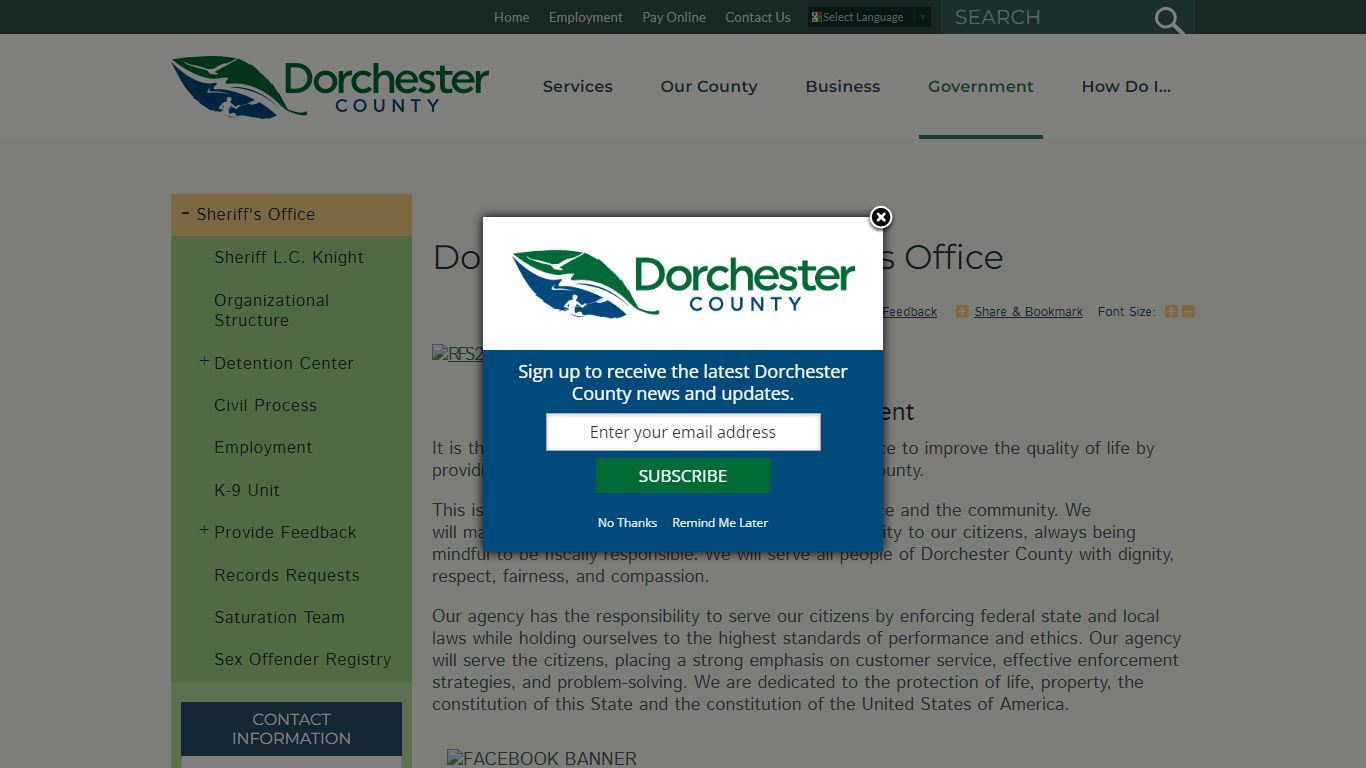 Dorchester County Sheriff's Office